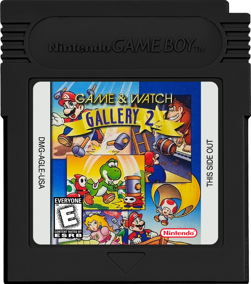 Game & Watch Gallery 2 cartridge